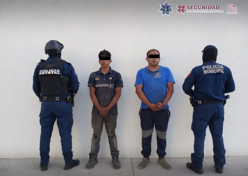 SSPH DETIENE A DOS HOMBRES POR DESVALIJAMIENTO DE TRACTOCAMIÓN ROBADO EN LA AUTOPISTA ARCO NORTE