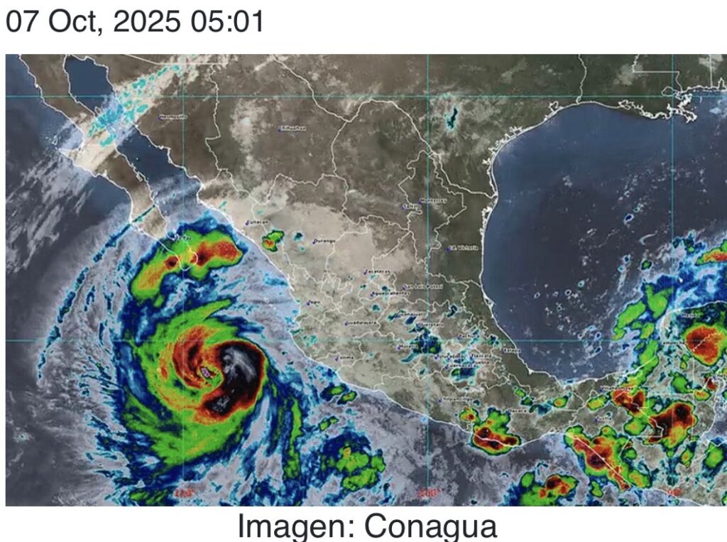 PRISCILLA SE INTENSIFICA A HURACÁN CATEGORÍA 2 FRENTE A LAS COSTAS DEL PACÍFICO