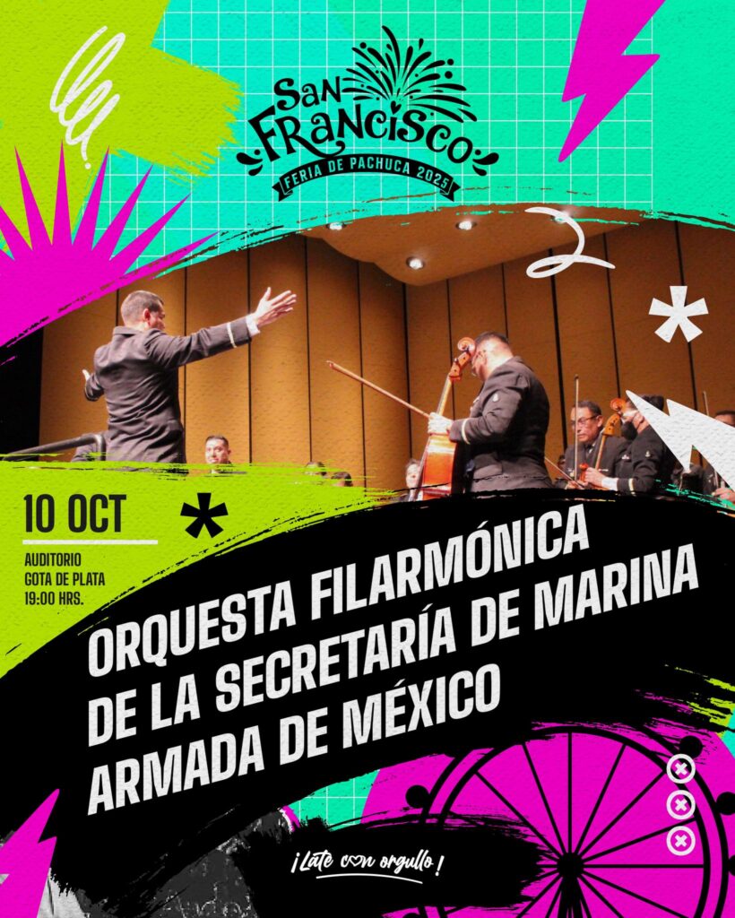ORQUESTA FILARMÓNICA DE LA SECRETARÍA DE MARINA ARMADA DE MÉXICO ENGALANARÁ EL FESTIVAL CULTURAL SAN FRANCISCO DE LA FERIA.